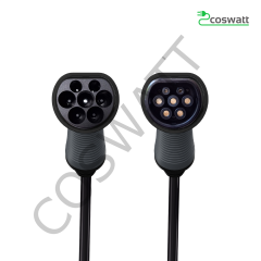 Coswatt Tip-2 Şarj Kablosu 22 kW / 32A / 3m Kablolu / 380V AC / Taşıma Çantası Hediyeli